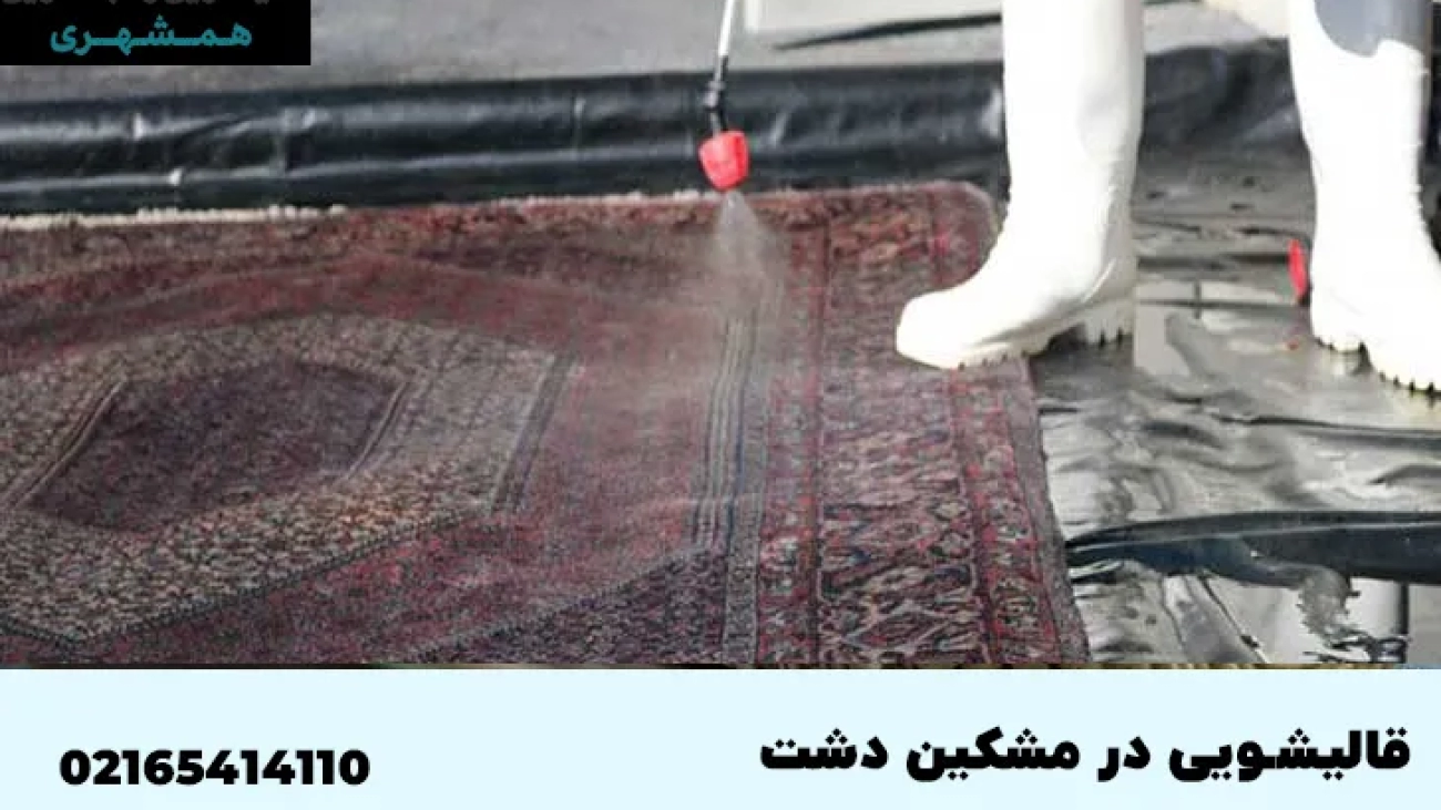 قالیشویی در مشکین دشت