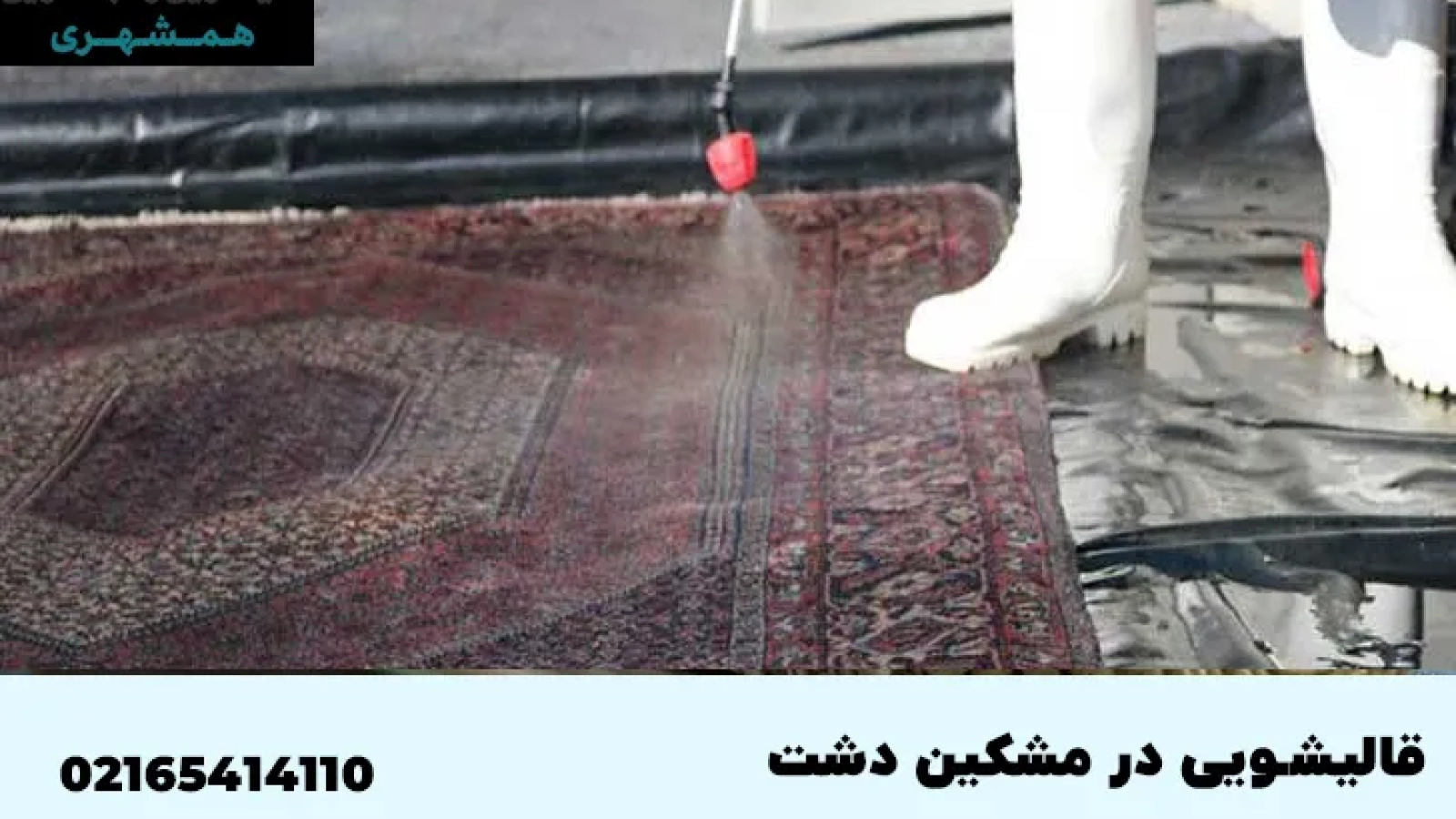 قالیشویی در مشکین دشت